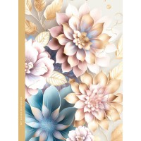 Блокнот, 145x197 мм, 55 г/м², 64 аркуші, інтегральна палітурка, матова ламінація 23151