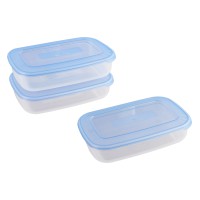 Контейнер для продуктів овальний 0,9 л, 2 шт в упаковці