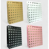 Подарунковий пакет Ромбики 31×42×12 см (В асортименті) bl2502-156