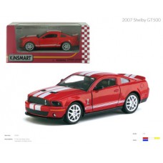 Kinsmart shelby gt500 2007 красная коробка 16х8х7см kt5310w