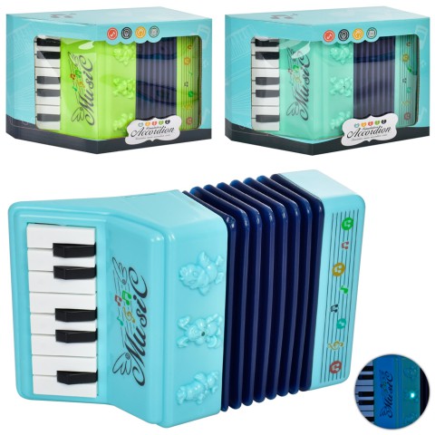 Гармошка, 22 см, з музичними та світловими ефектами (В асортименті)
