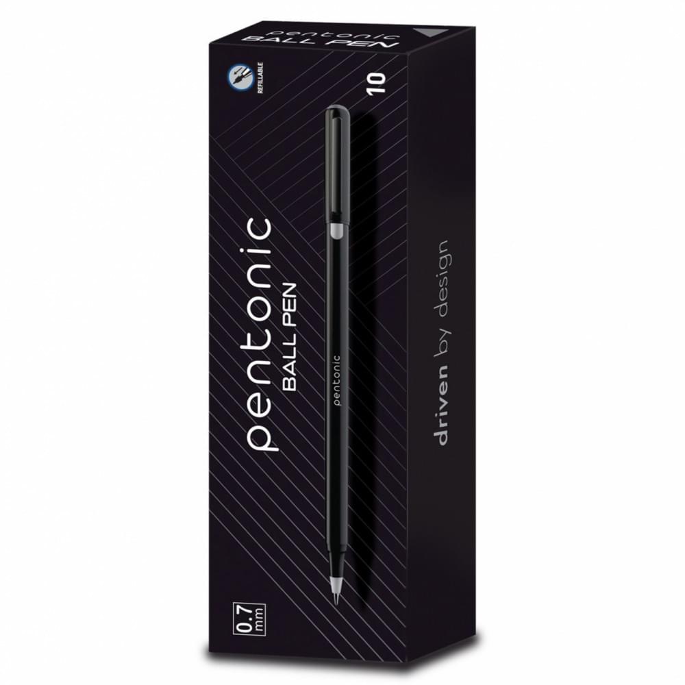 Ручка кульк/масл Pentonic синя 0,7 мм LINC, ціна за 10 шт. //