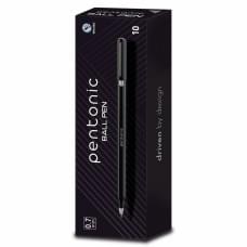 Ручка кульк/масл Pentonic синя 0,7 мм LINC, ціна за 10 шт. //