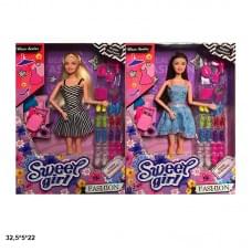 Лялька 29см H185B з аксес.2в.кор.32,5*5*22 /72/