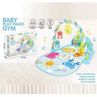 Килимок піаніно мелодії підсвічування 5 підвісок 4 брязкальця 518B15