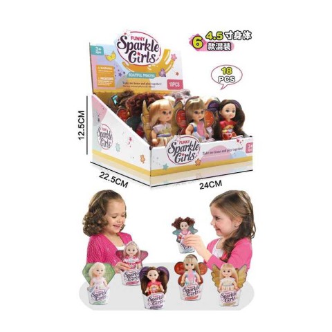 Лялька міні 12 см інший дизайн набір 18 шт