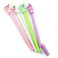 Ручка дитяча Зайчики, гелева, синя, 12 шт. (В асортименті)