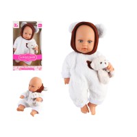 Пупс 30 см з іграшкою-ведмедиком LS1255-1