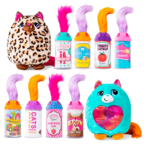 М’яка іграшка MISFITTENS W2 - КОТИК У БАНЦІ, 03936(W2) (В асортименті)