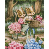 Набір з алмазною мозаїкою Романтична поїздка AMO7594, 40x50 см