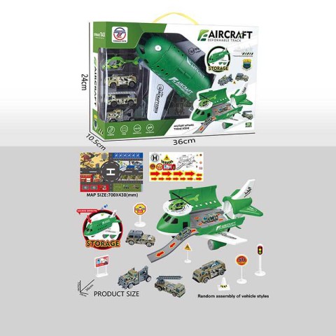 Літак-парковка зелений музика мелодії наліпки 8828A