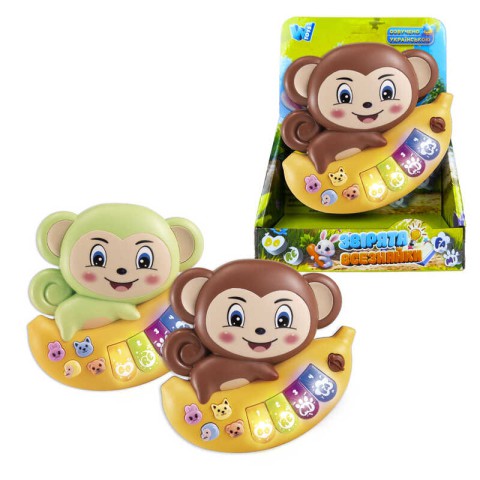 Піаніно Мавпочка WToys, озвучене українською мовою, інтерактивний (В асортименті)