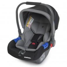 Бебікокон ME 1043 NEWBORN+ Royal Gray (1шт) категорія 0+, льон, чорно-сірий.