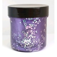 Кришталевий слайм Зірочки, перламутровий фіолетовий, 125 г