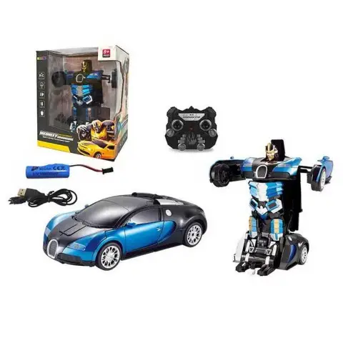 Машина-трансформер радіокерована, на акумуляторі 3.7V, підсвічування, звуки, репліки англійською мовою, TT663