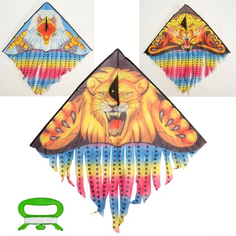 Повітряний змій, ширина 100 см, довжина 48 см, хвіст 42 см, струна 30 м, M2894-1 (В асортименті)