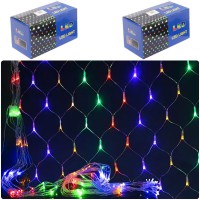 Гірлянда сітка 1,5×1,5 м 96L кольорова LED D-1