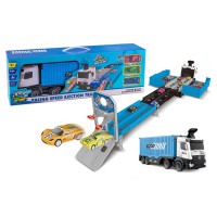 Автовоз з паркінгом, на батарейках, 56x11.6x19 см