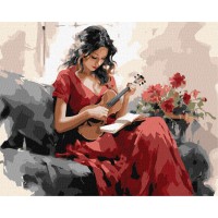 Набір для розпису по номерах Мелодійна грація, 40x50 см