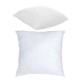 Подушка сімейна стьобана мікрофібра з силіконізованим волокном 60×60 см біла Homefort