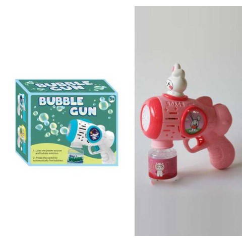 Пістолет з мильними бульбашками, XD800J, зі світловими ефектами, автоматичний, з мильним розчином