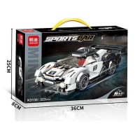 Конструктор Автомобіль 323 деталі гумові шини рухомі елементи K3135