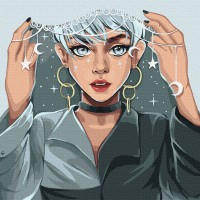 Набір для розпису по номерах Хранителька снів, 40x40 см