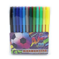 Фломастери Футбол, 24 кольори, ПВХ, Josef Otten
