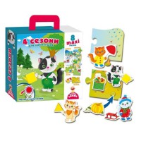 Гра-пазл із липучками 4 сезони (укр)