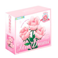 Конструктор Рожеві троянди, K22108, 93 деталі