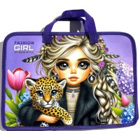 Папка на блискавці із довгою ручкою, А4+, P0263