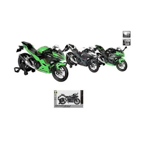 Мотоцикл металевий, M12-17A, з музичними та світловими ефектами (В асортименті)