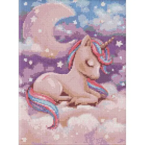 Набір з алмазною мозаїкою Чарівний сон з АВ стразами, 30x40 см