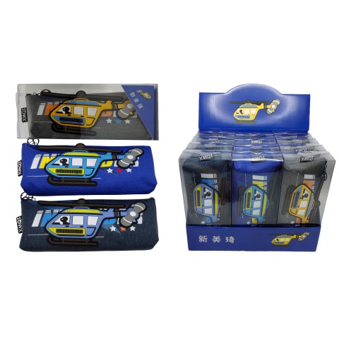 Пенал-косметичка Вертоліт, PVC, Н-422 (В асортименті)