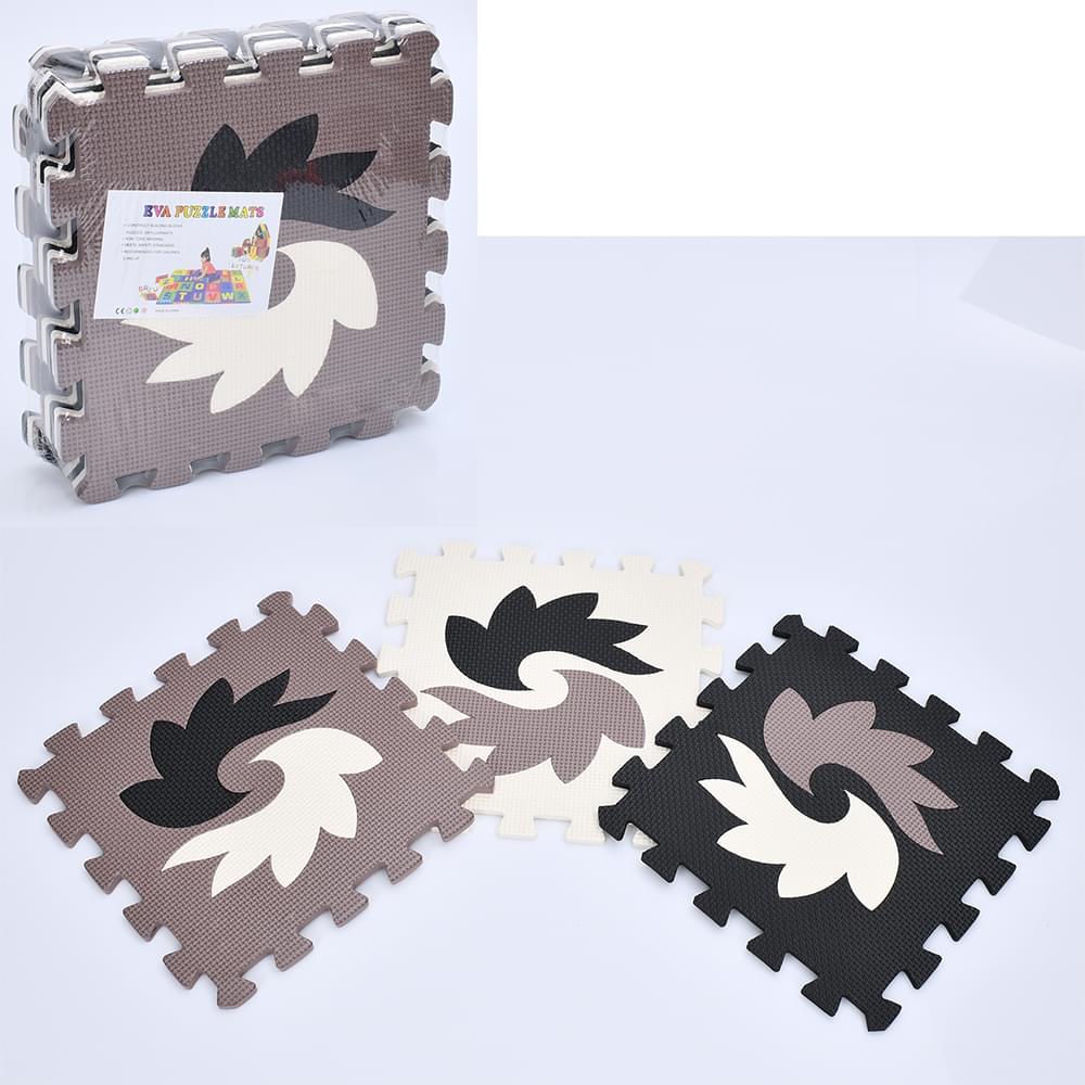 Килимок Мозаїка EVA, 9дет, (9мм, 30-30см), в пакеті, 30-30-8см/ 12/