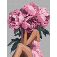 Набір для розпису по номерах Мрійливість з фарбами металік extra, Ideyka, 30x40 см, КНО8522