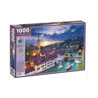 Пазли Енергія+ Берн, Швейцарія, Схід і захід сонця, 1000 елементів, 83637