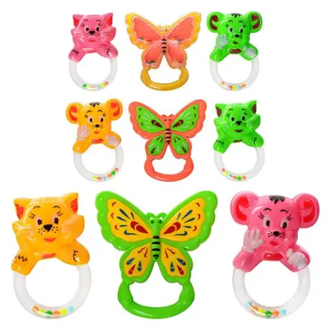 Брязкальце, 3 шт., 13x16x3.5 см