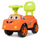 Каталка-толокар M 4073-7, музична, на батарейках, довжина 53 см, помаранчевий