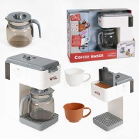 Кавомашина, підсвічування, звук, наливає воду, чашки, кавник, режими