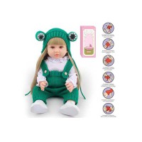 Лялька гумова функціональна AFD 52 см звуки прошите волосся 8866-27S