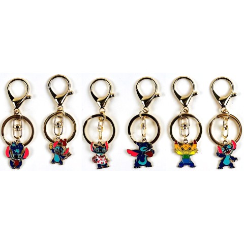 Брелок металевий Стіч 7 см (В асортименті)