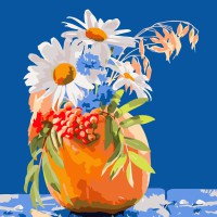 Набір для розпису по номерах Осінній натюрморт, Strateg, 40x40 см, SK018