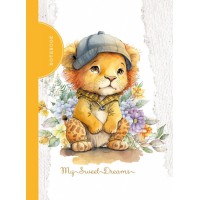 Блокнот, 105x148 мм, 55 г/м², 48 аркушів, інтегральна палітурка, матова ламінація 23115