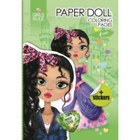 Розмальовка з наліпками А4 8 аркушів 23270