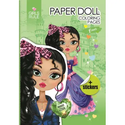 Розмальовка з наліпками А4 8 аркушів 23270