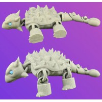 3D Іграшка Динозавр Анкілозавр, 15 см, рухливий