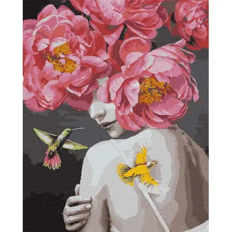 Набір для розпису по номерах Фантазія, 40x50 см, КНО4801