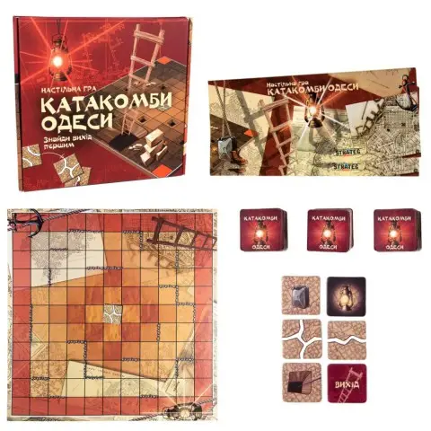 Настільна гра Катакомби Одеси, розважальна, Стратег, 30285 (українською)