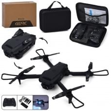 Р/К Квадрокоптер 2,4G, акум, 31см, камера, світло, складний, USBзарядне, чохол, в кор-ці, 23-17-7см /6/